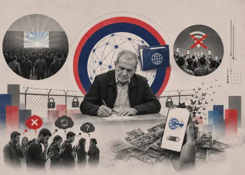 پایان ۸۷ روز تلخ با دستور پزشکیان برای بازگشایی اینترنت بین الملل